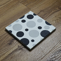 8x8-Inch Bubble Patterned Grey Cement Tile – 13 pcs box covers 5.78 sq ft