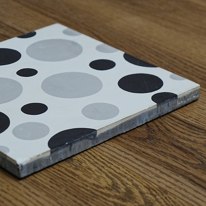 8x8-Inch Bubble Patterned Grey Cement Tile – 13 pcs box covers 5.78 sq ft