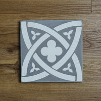8x8-Inch EOP 10 Cement Tile, Knot Motif – 13 pcs box covers 5.78 sq ft