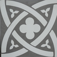 8x8-Inch EOP 10 Cement Tile, Knot Motif – 13 pcs box covers 5.78 sq ft