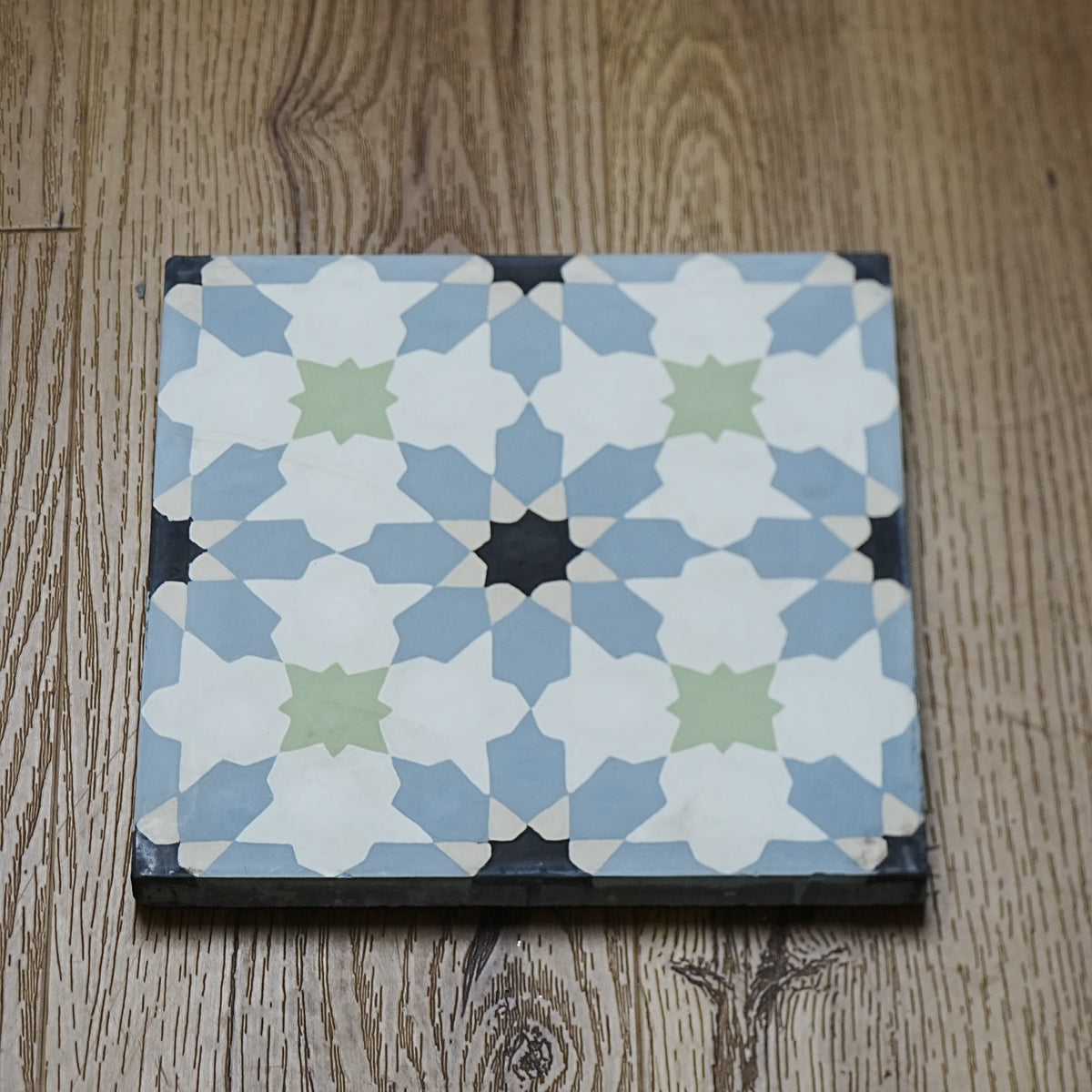 8x8-Inch Moorish Cement Tile, Star Motif – 13 pcs box covers 5.78 sq ft
