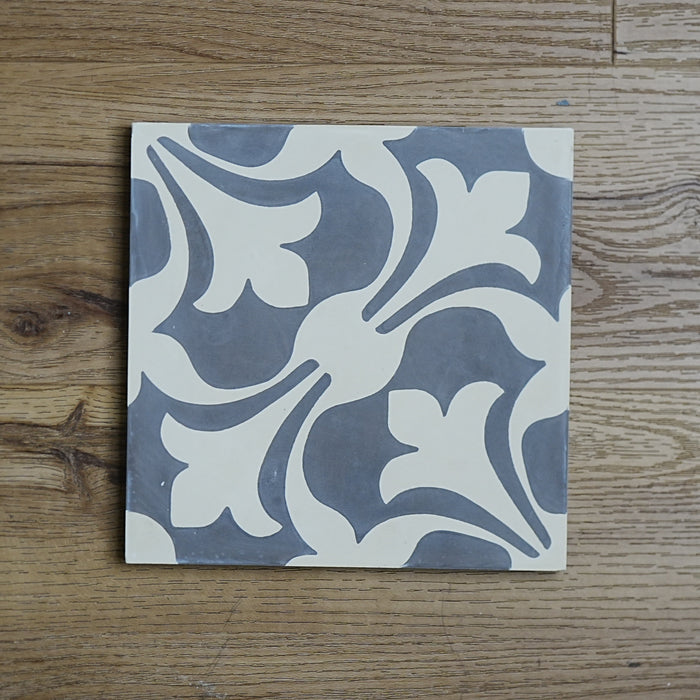 8x8-Inch A201 Cement Tile, Warm Floral Motif – 13 pcs box covers 5.78 sq ft