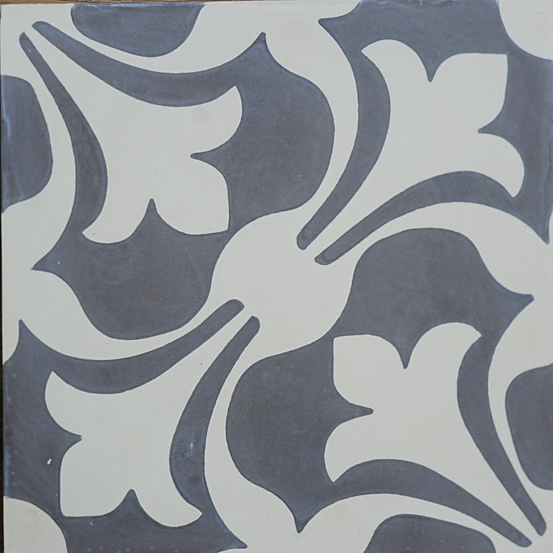 8x8-Inch A201 Cement Tile, Warm Floral Motif – 13 pcs box covers 5.78 sq ft