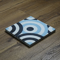 8x8-Inch NT3-E202 Cement Tile, Circular Motif – 13 pcs box covers 5.78 sq ft