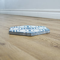 8x8-Inch HEX 11 Cement Tile, Hexagonal Motif – 13 pcs box covers 5.78 sq ft