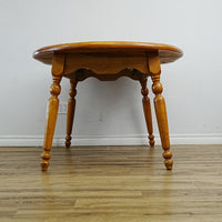 40x36x30-Inch Wooden Dining Table Plus 17.5 Extension Leaf
