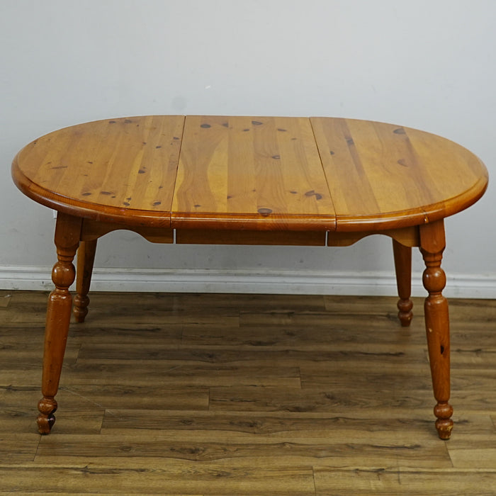 40x36x30-Inch Wooden Dining Table Plus 17.5 Extension Leaf