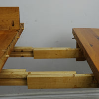 40x36x30-Inch Wooden Dining Table Plus 17.5 Extension Leaf