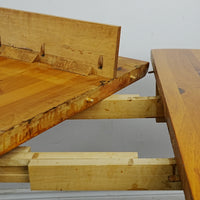 40x36x30-Inch Wooden Dining Table Plus 17.5 Extension Leaf
