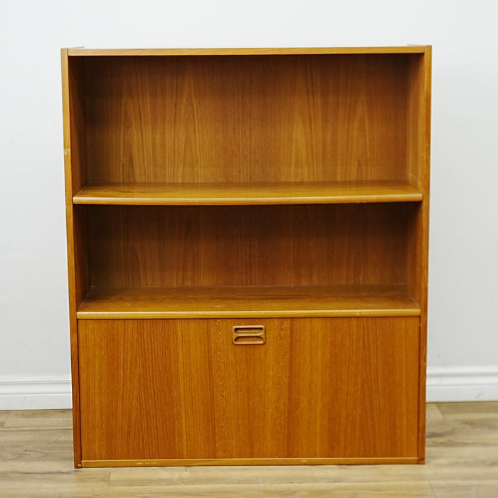 35x17x41-Inch Multi‑Compartment Wooden Storage Cabinet – Drop‑Front