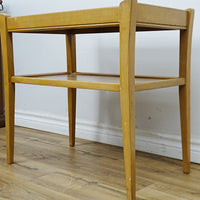 25x15x24-Inch Compact Glass-Top Side Table – Lower Shelf