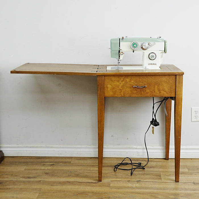 22x18x30-Inch Sewing Machine Table with Built‑In Viking Machine