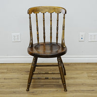 18x32-Inch Spindle-Back Chair in Cinnamon Finish Hardwood