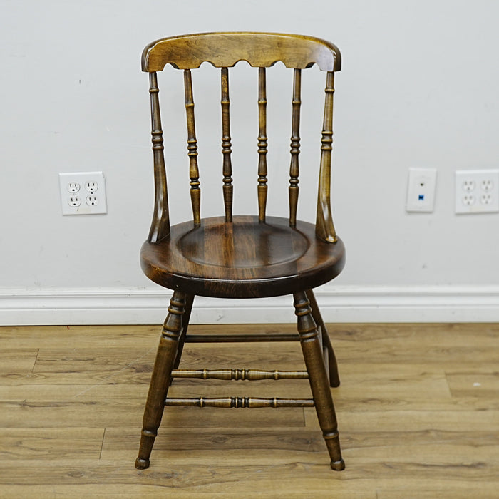 18x32-Inch Spindle-Back Chair in Cinnamon Finish Hardwood