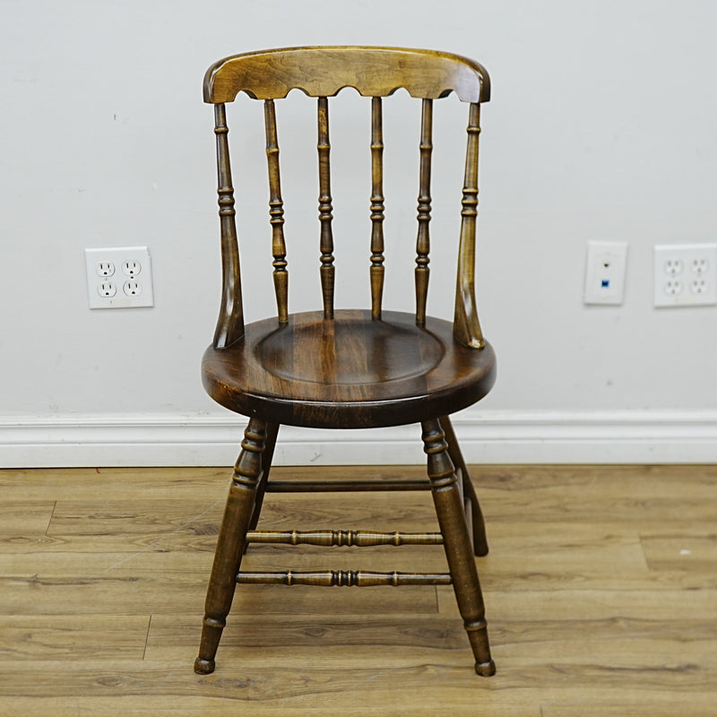 18x32-Inch Spindle-Back Chair in Cinnamon Finish Hardwood