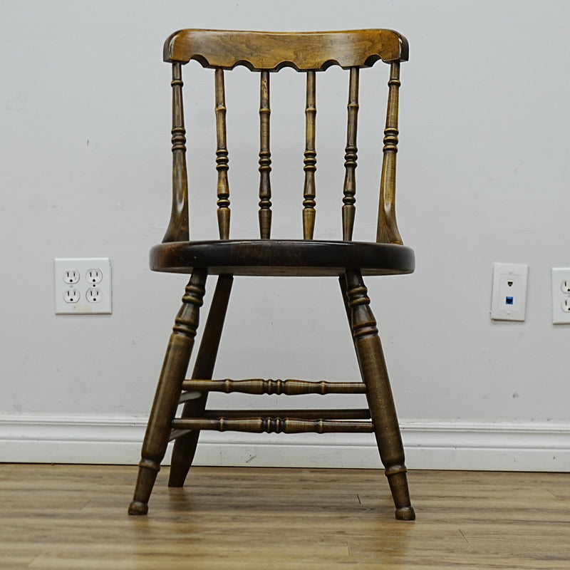 18x32-Inch Spindle-Back Chair in Cinnamon Finish Hardwood