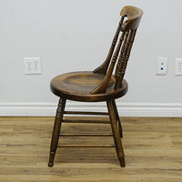 18x32-Inch Spindle-Back Chair in Cinnamon Finish Hardwood
