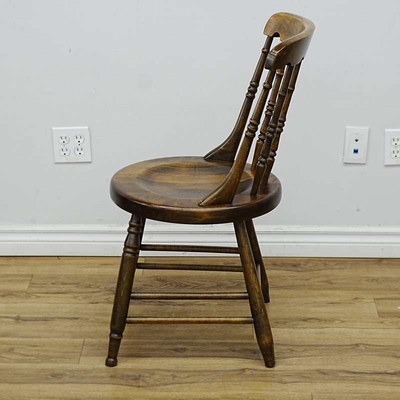 18x32-Inch Spindle-Back Chair in Cinnamon Finish Hardwood