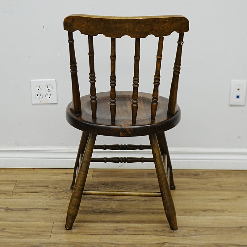 18x32-Inch Spindle-Back Chair in Cinnamon Finish Hardwood