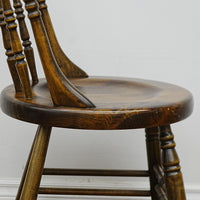 18x32-Inch Spindle-Back Chair in Cinnamon Finish Hardwood