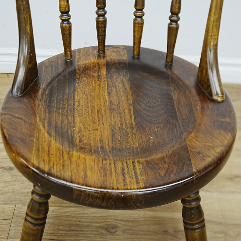 18x32-Inch Spindle-Back Chair in Cinnamon Finish Hardwood