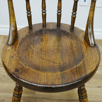 18x32-Inch Spindle-Back Chair in Cinnamon Finish Hardwood