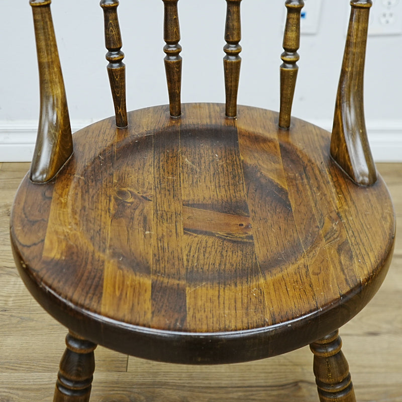 18x32-Inch Spindle-Back Chair in Cinnamon Finish Hardwood