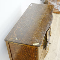 60x20x40‑Inch – Traditional Sideboard with Glass Door & Wheels