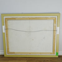 45×1×36‑Inch Framed Artwork – Vibrant Jungle Scene with Wildlife