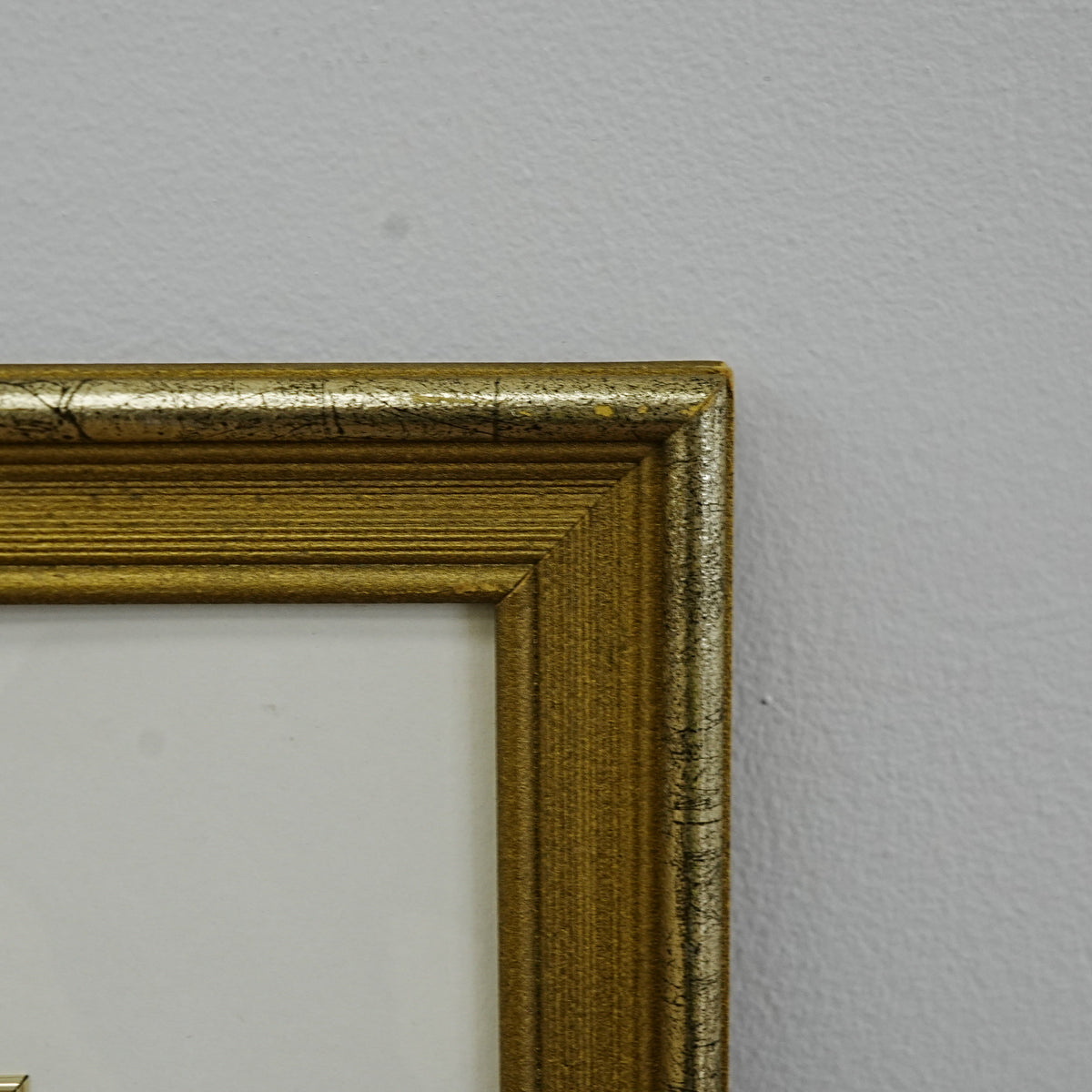 19×1×23‑Inch Framed Artwork – Impressionist Garden Scene in Gold Frame