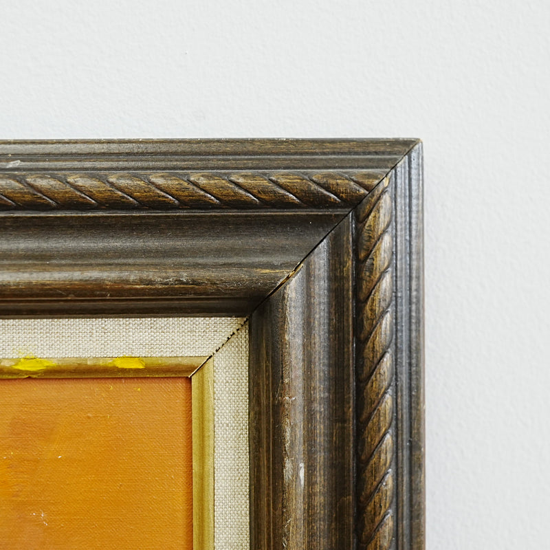 27×2×23‑Inch Framed Artwork – Floral Still Life Painting