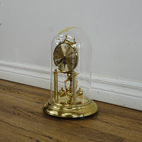 8×8×12‑Inch Clock with Glass Dome