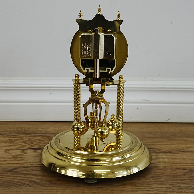 8×8×12‑Inch Clock with Glass Dome