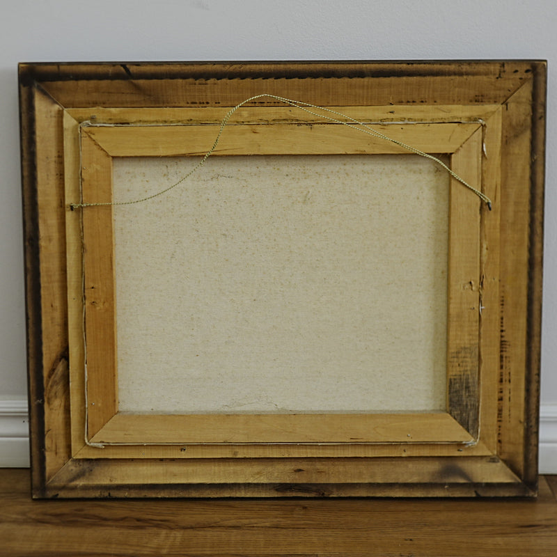 27×2×23‑Inch Framed Artwork – Floral Still Life Painting