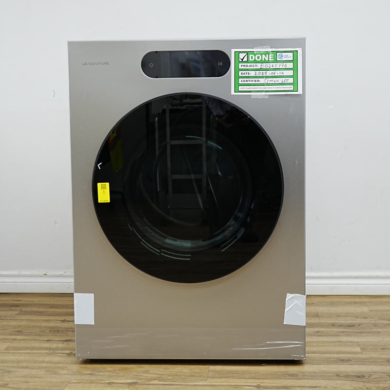 LG 29" Signature Electric Dryer — 9.0 cu ft, AI Sensor — DLEX9900S