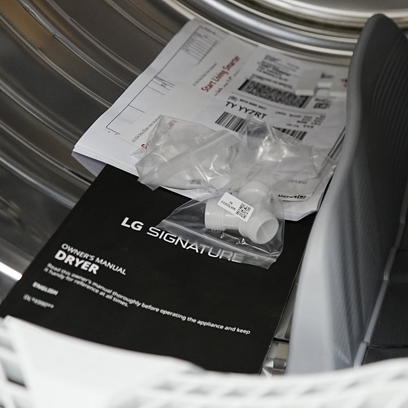 LG 29" Signature Electric Dryer — 9.0 cu ft, AI Sensor — DLEX9900S