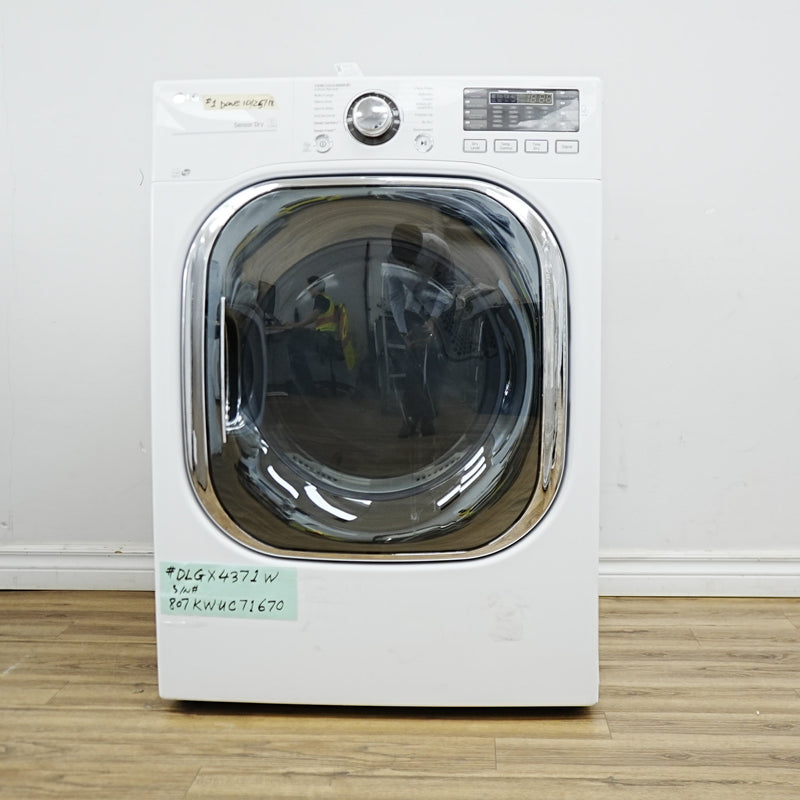 LG 27" Gas Dryer, 7.4 cu ft, TurboSteam — DLGX4371W