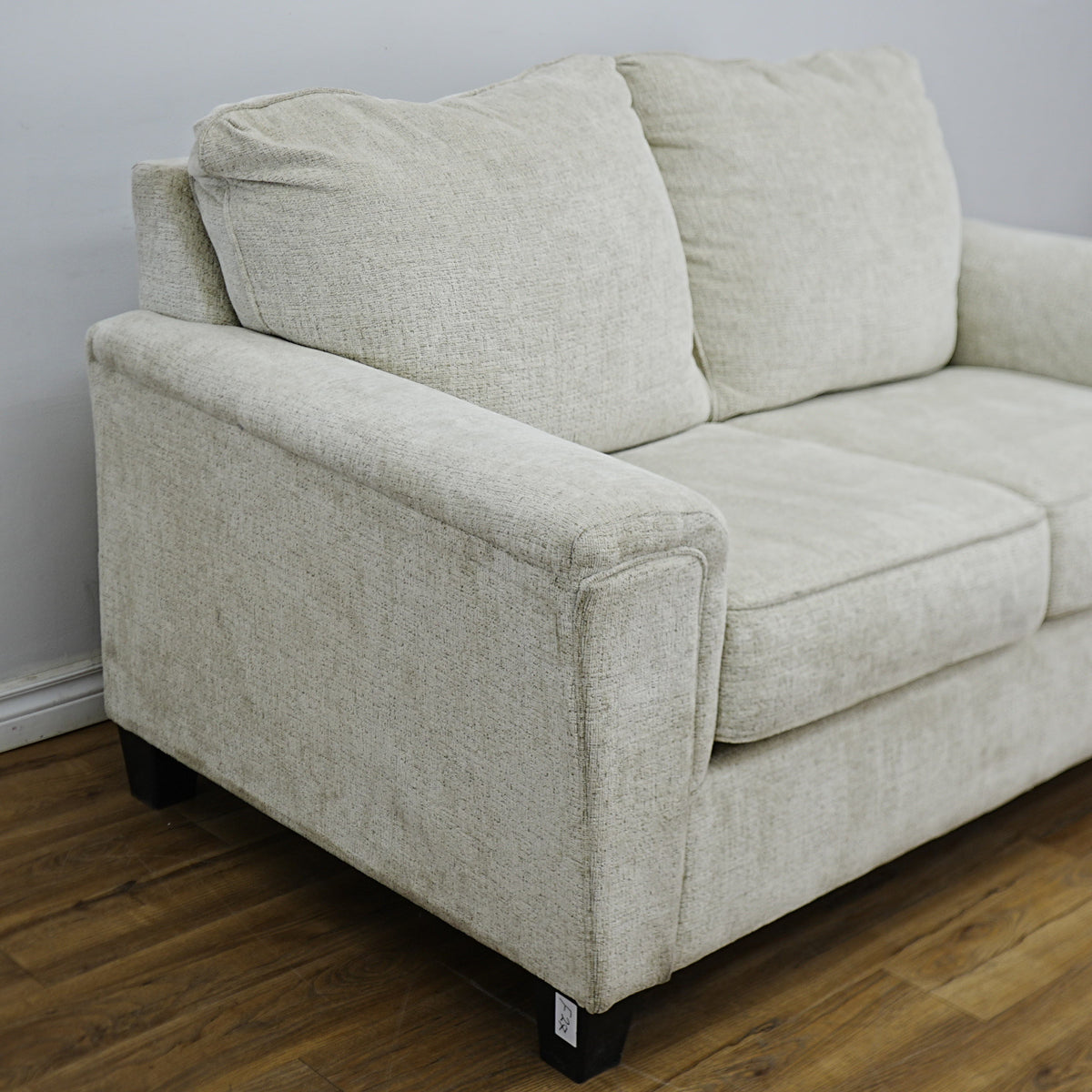 64×38×36–Inch Loveseat – Light Gray Textured Upholstery
