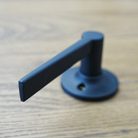 Julia Lever Dummy Set – Matte Black, Round Rosette – B2X17J-19