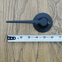 Julia Lever Dummy Set – Matte Black, Round Rosette – B2X17J-19