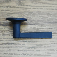 Julia Lever Dummy Set – Matte Black, Round Rosette – B2X17J-19