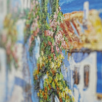 30×1×25–Inch Ornate Gold Framed Coastal Painting — Signed CHAPMAN