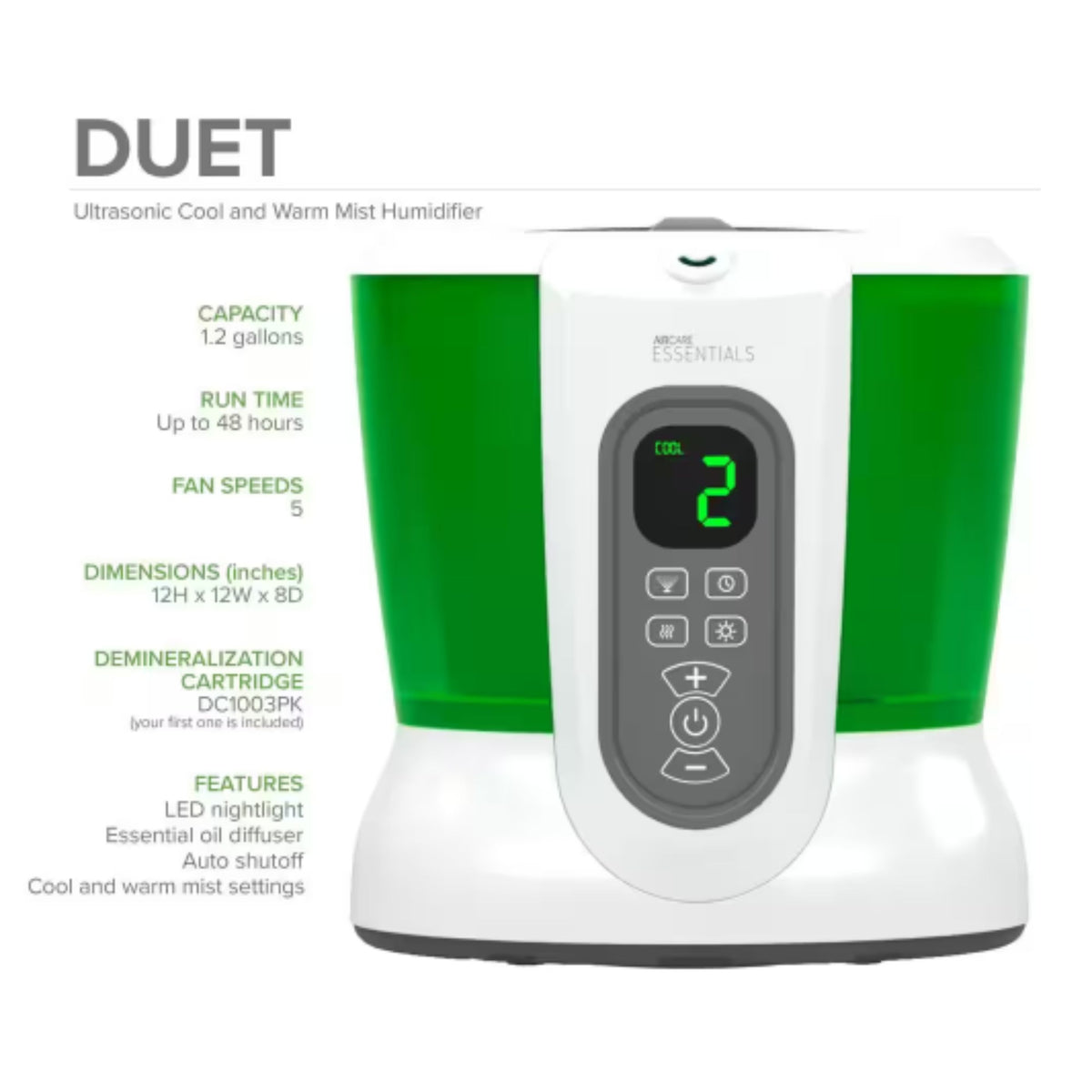 AIRCARE DUET Ultrasonic Humidifier