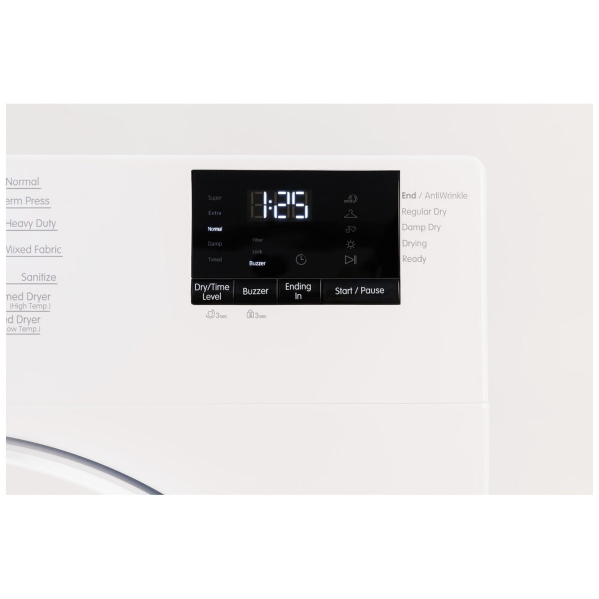 24-Inch Blomberg 3.7 cu. ft. White Electric Dryer - DV17600W