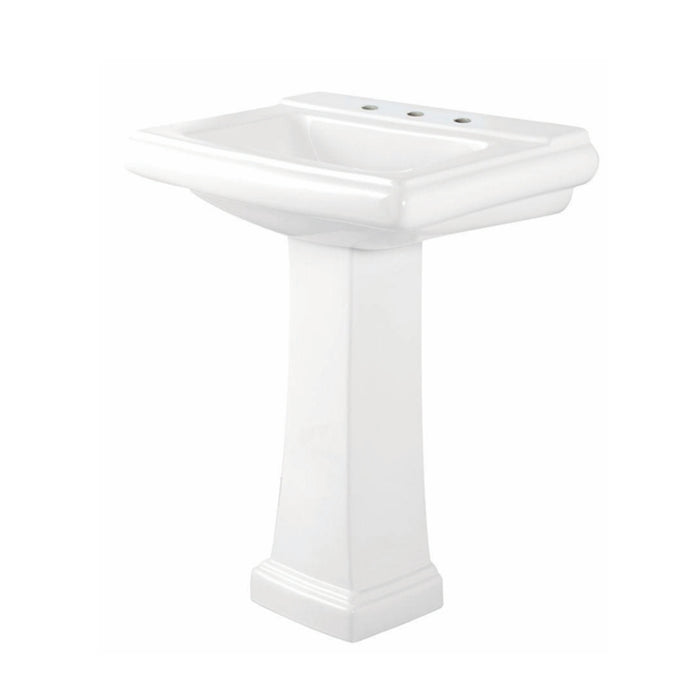 Layton Pedestal Lavatory, Basin plus Leg, FL-7337-8W