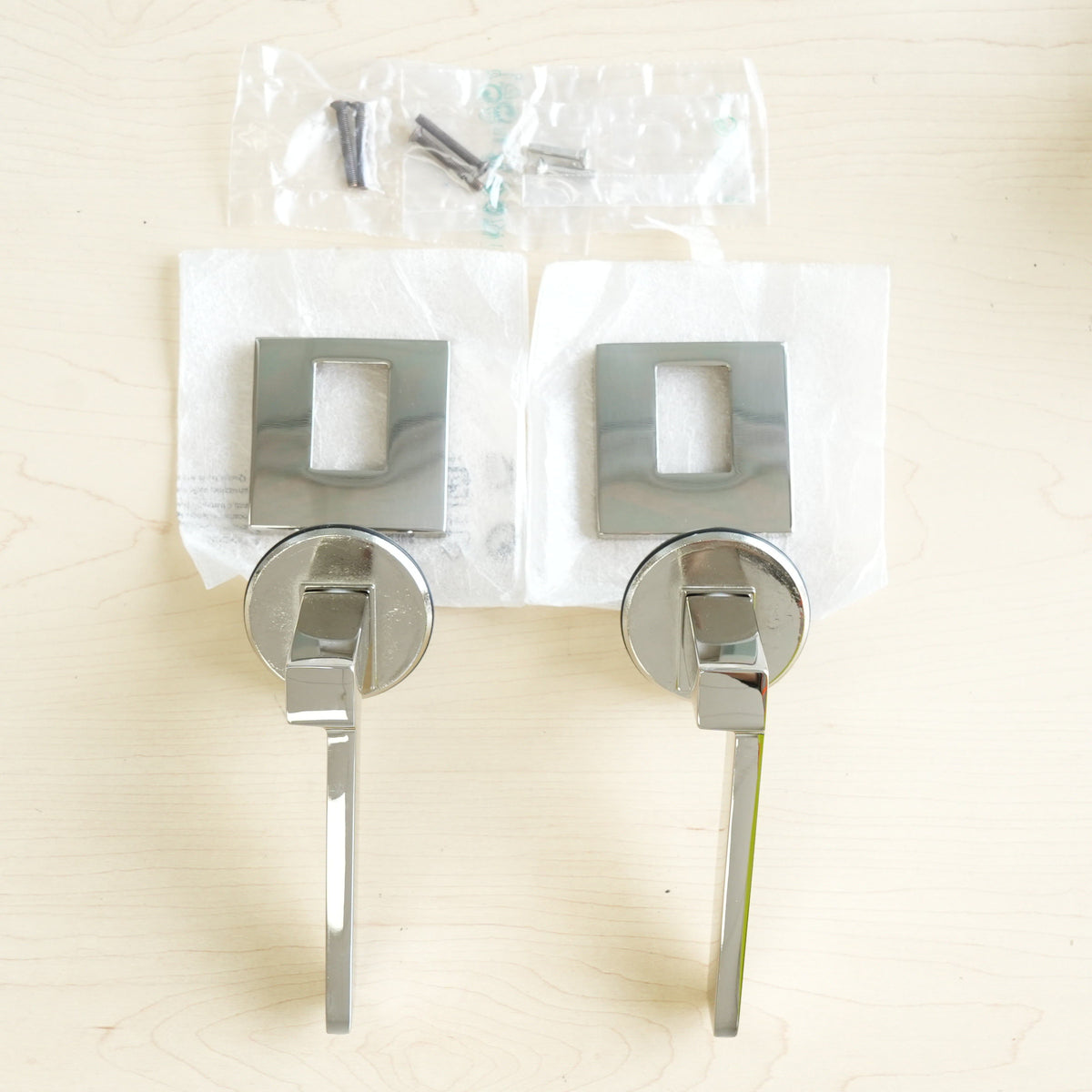 Louisiana Dummy Lever Set, Right H, Polished Chrome, 1041-2LOUSRRH14