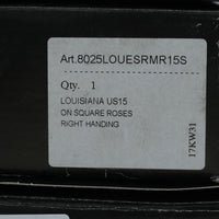 Louisiana Privacy Lever Set on Square Roses, Right H, 8025LOUESRMR15S
