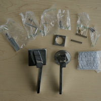 Louisiana Passage Lever Set on Square Roses for Sargent, Right H, 8025LOUSRMR26SQ