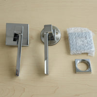 Louisiana Passage Lever Set on Square Roses for Sargent, Right H, 8025LOUSRMR26SQ