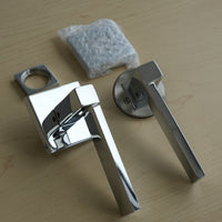Louisiana Passage Lever Set on Square Roses for Sargent, Right H, 8025LOUSRMR26SQ
